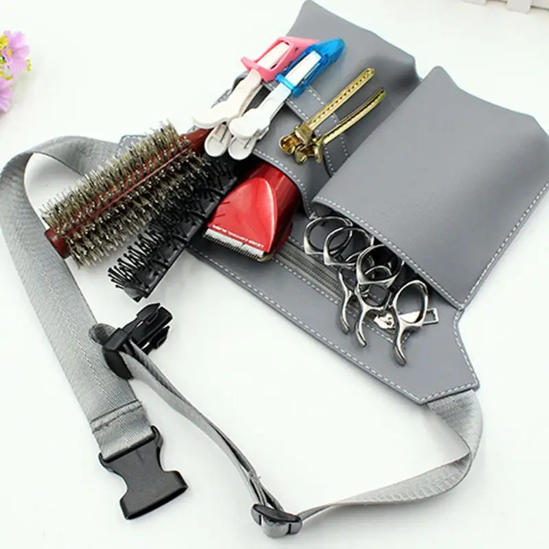 Professional Barber Scissors Bag Waist Pack Hairdressing Hair Salon Tool