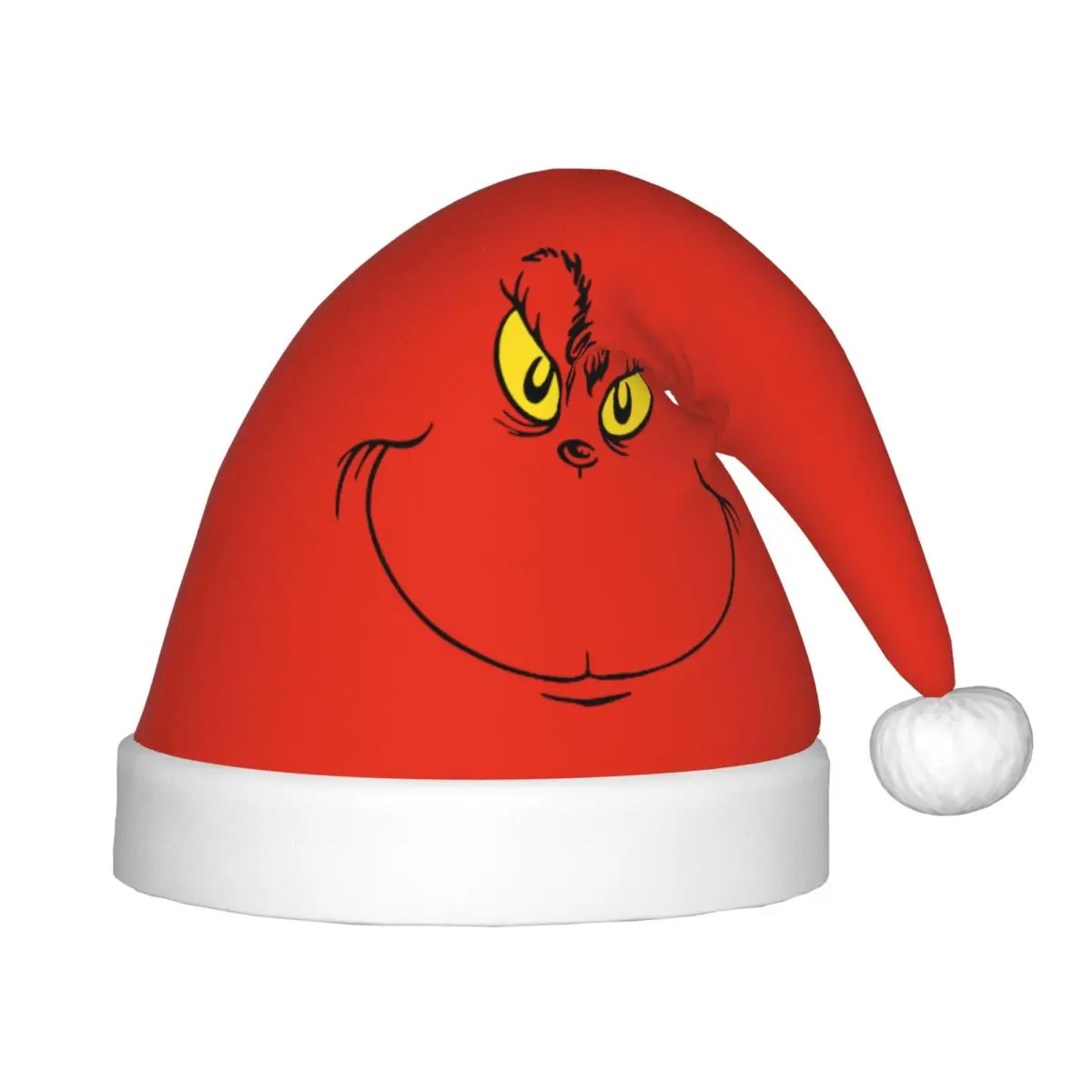 Cómo el Grincher estola Navidad dibujos animados sombreros de Navidad para niños niñas niños sombrero de Papá Noel gorra decoración del Festival
