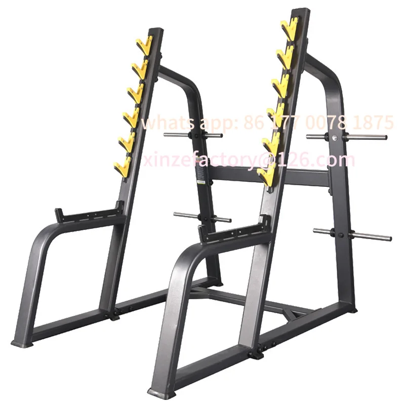 

Customizable Gym Commercial Horizontal Squat Barbell Rack Weightlifting Equipment