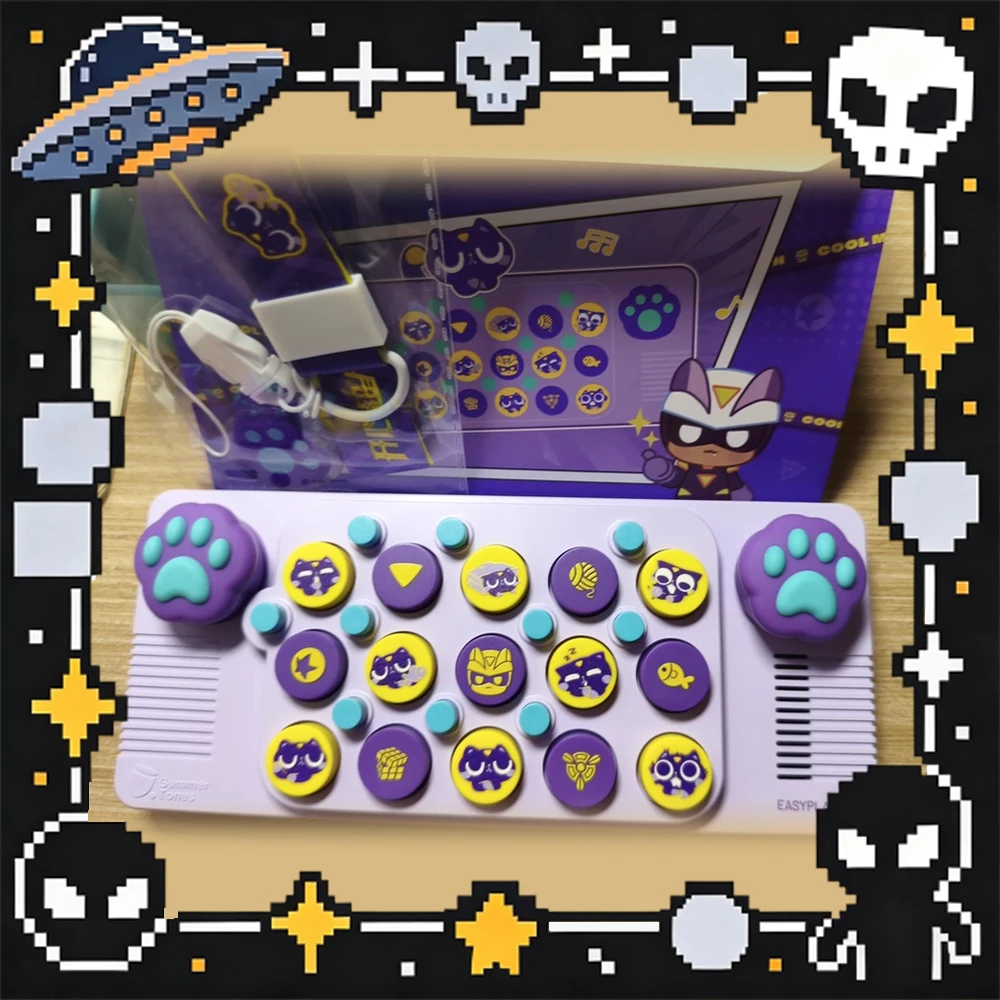 Cubyfun Kxcr Music Keyboard Massive Music Scores Can Be Played In All Tunes Entertainment Keyboard Wired Wireless MIDI Output