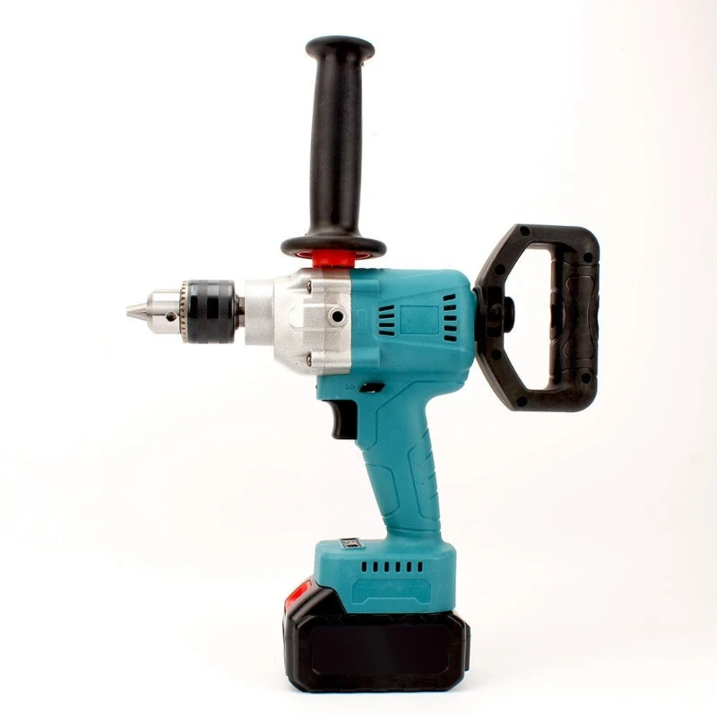 

Rechargeable lithium battery brushless aircraft drill high power open hole electric drill putty stirring drill ice beating