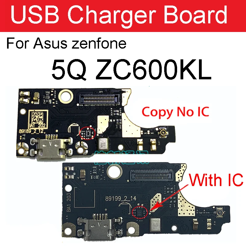 

Док-станция для микрофона и USB-порта зарядного устройства для Asus zenfone 5Q ZC600KL, разъем для зарядки микрофона, запасные части