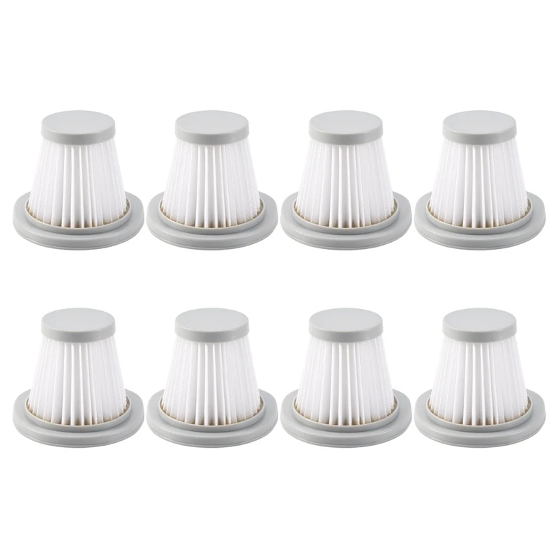 Filters 8Pcs For Deerma DX118C DX128C Vacuum Cleaner Accessories Elements Sweeping Robot Replacement Part Cleaning