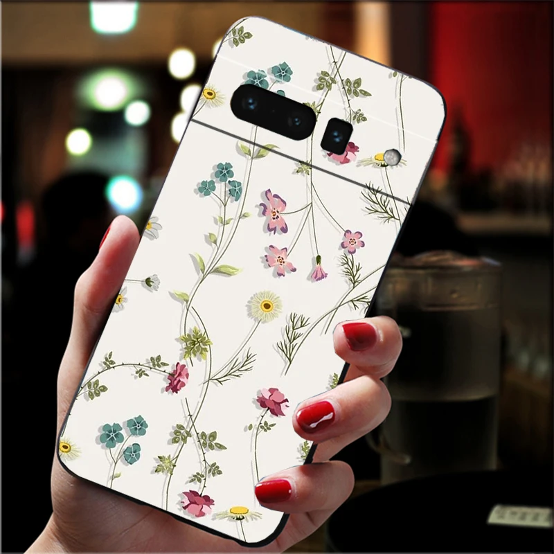 

Phone Case For Google Pixel 10 9 Pro XL 9A 8 7 6 Pro Pixel 8A 7A 6A Pixel 8 7 6 5 Flower