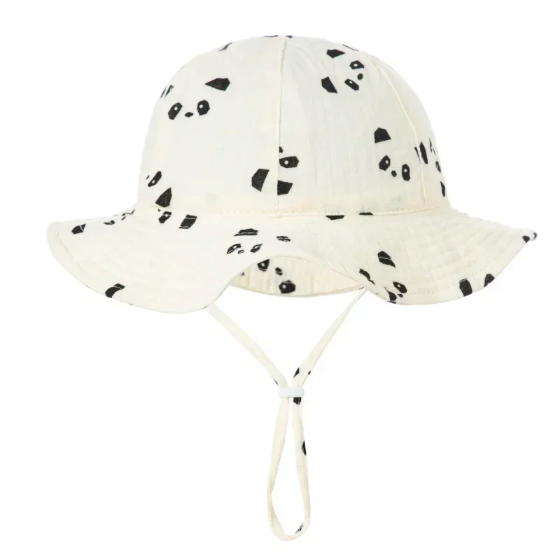 Cotton Baby Bucket Hat - UPF Sun Protection for 3-12 Months, Unisex Outdoor & Beach Cap