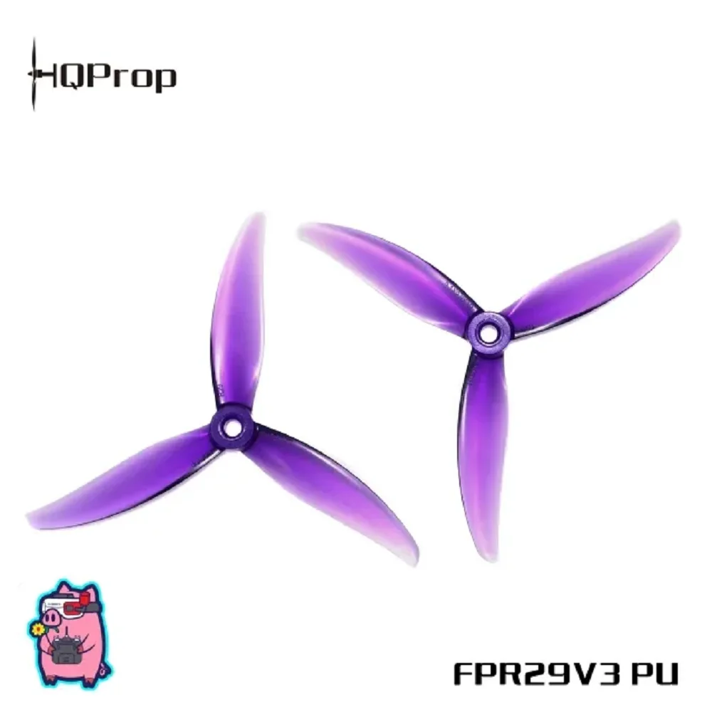 HQProp FlowerPig R29V3 (2CW+2CCW)-Poly Carbonate