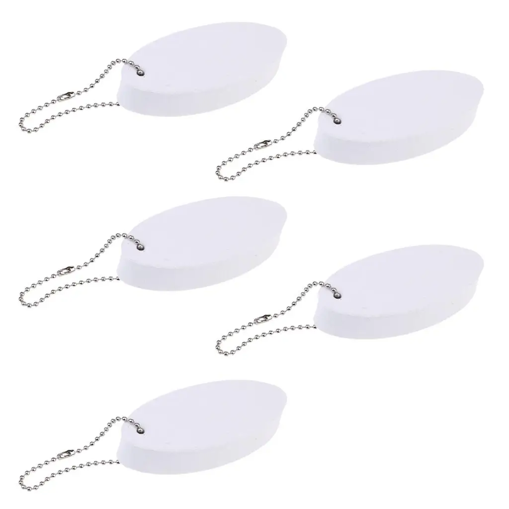 Novelty Surfboard Floating Key Ring Clip EVA Foam Sports Fan Key Chain for Marine Boat Key Float
