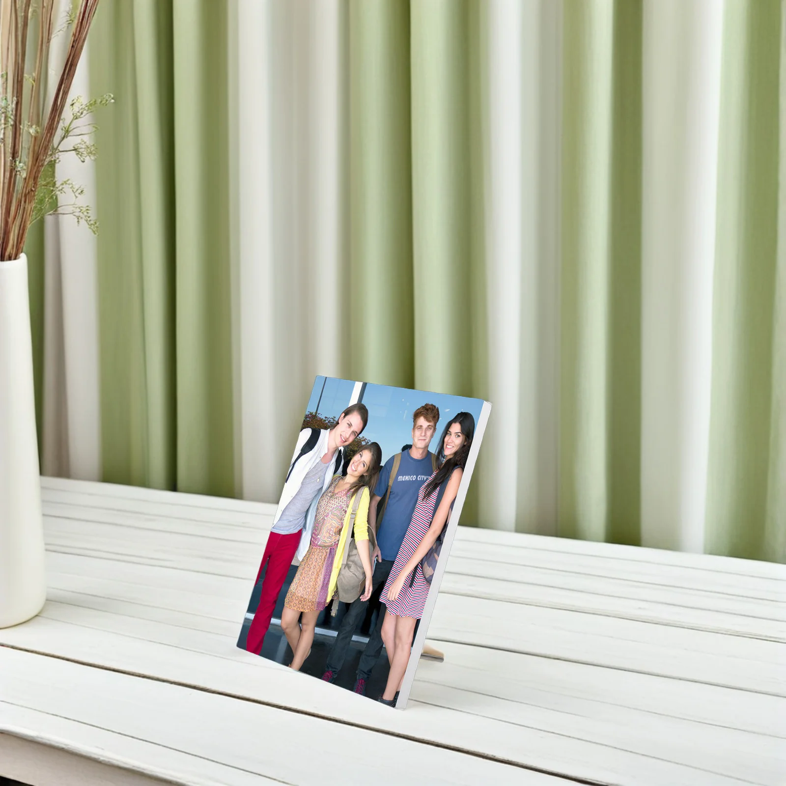 

Thick Sublimation Blank Photo Frame 6 Holes DIY Wall Mounted Decorative Board for Keys Clothes Organizer Heat Transfer Home