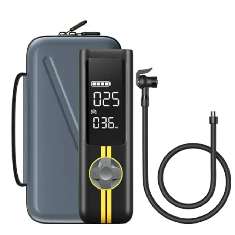 

Переходник для шланга воздушного насоса и насос для накачивания шин X8 APEX для автомобильного использования, черная резина, устойчивость к высокому давлению и быстрое подключение