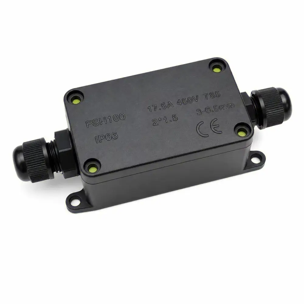 IP66 Junction Box 2-Way 3-Way Sealed 3mm-6.5mm Electrical Cable Box Retardant Waterproof IP66 Junction Box Security Cameras
