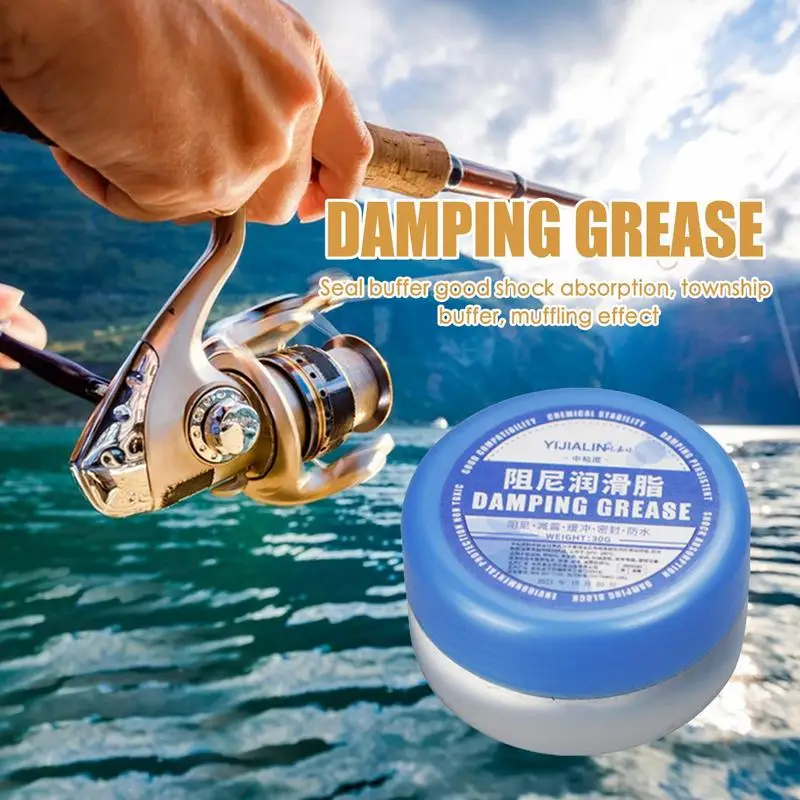 Damping Grease High Viscosity High Viscosity Mechanical Buffer Grease Anti-rust Polishing Abrasive Lubricating Grease For Rubber