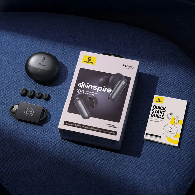 Baseus Inspire XP1 アダプティブANCワイヤレスイヤホン Bluetooth 6.1