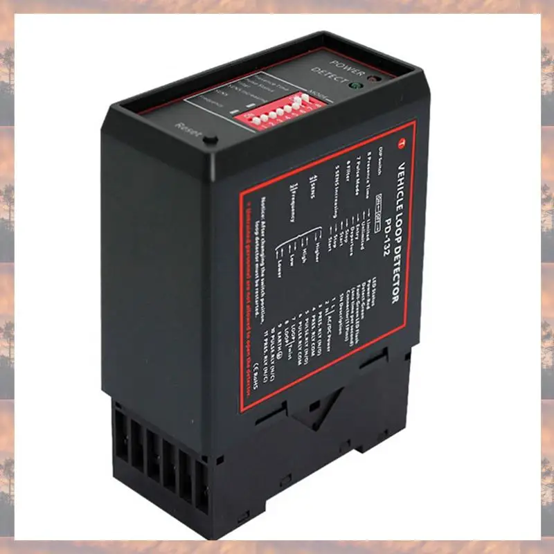 N75R-2X PD132 Single Channel Inductive Vehicle Loop Detector For Car Parking Lot Vehicle Loop Detector ENGLISH VERSION