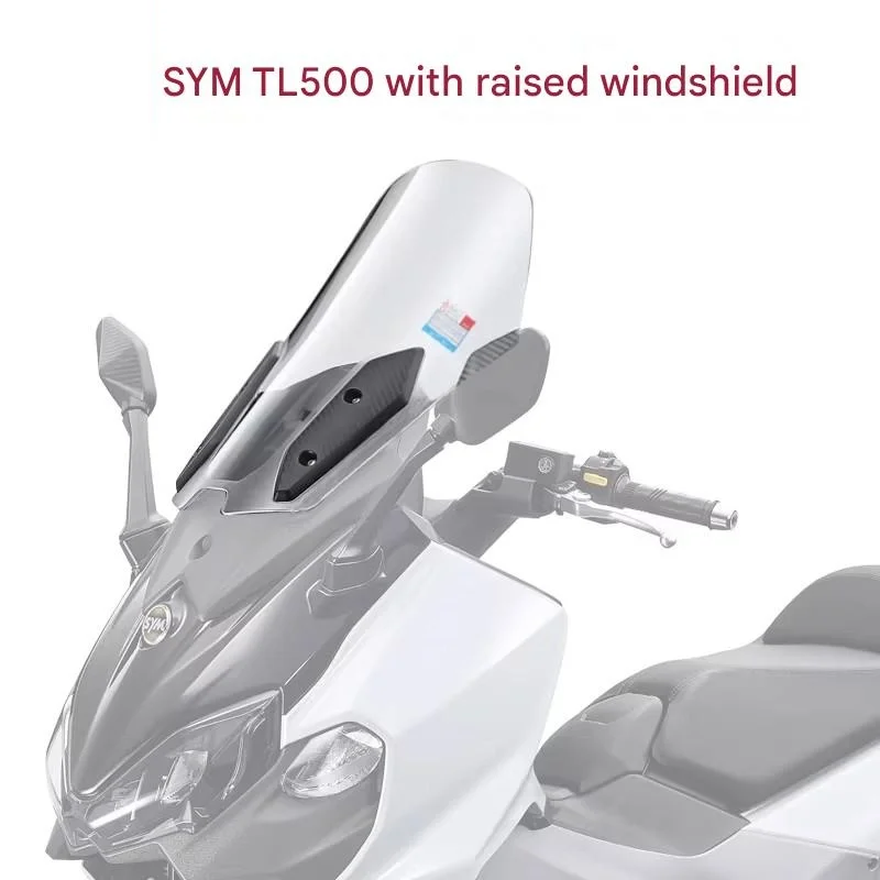 FOR Enlarged Height And Width Wind Deflector Visor for SYM TL500 MAXSYM Motorcycle Stable Vibration Resistant Installation
