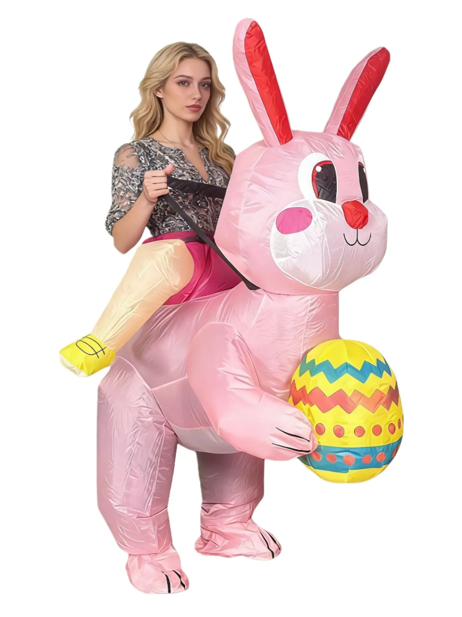 AliExpress NONE Adult Cycling Egg Rabbit Inflatable Clothing Activity Festival Parade Cute Interactive Performance Set