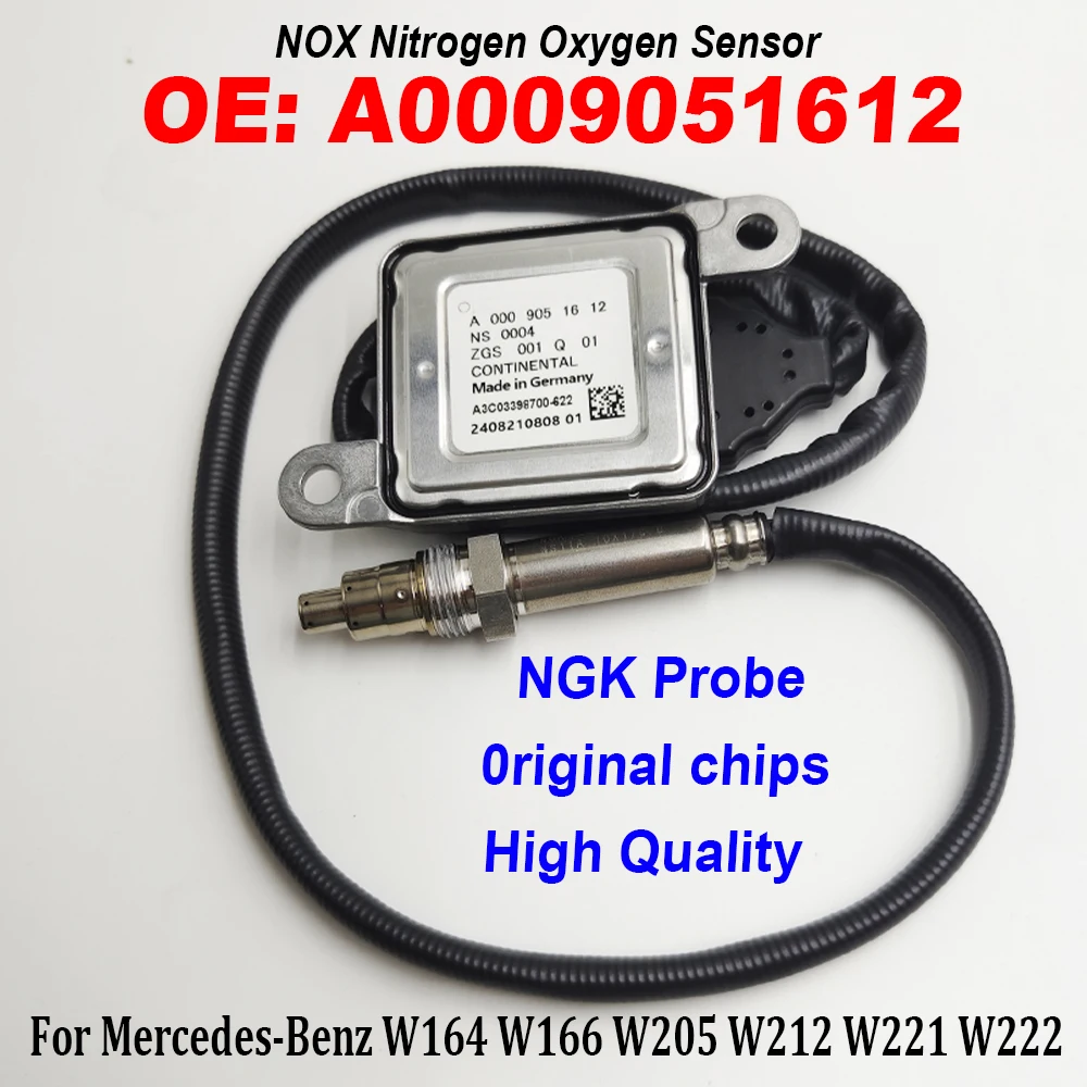 A0009051612 0009051612 Nitrogen Oxygen Nox Sensor For NGK Probe High Quality chips For Mercedes-Benz W205 W212 A3C03398700-622