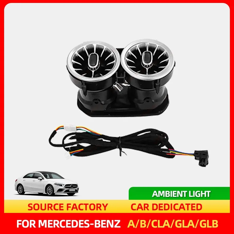 

Interior Stickers Ambient Light 64 Colors For Mercedes-Benz W177 W118 W247 A/B/CLA/GLA/GLB Class Car LED Vents Speaker Decorativ