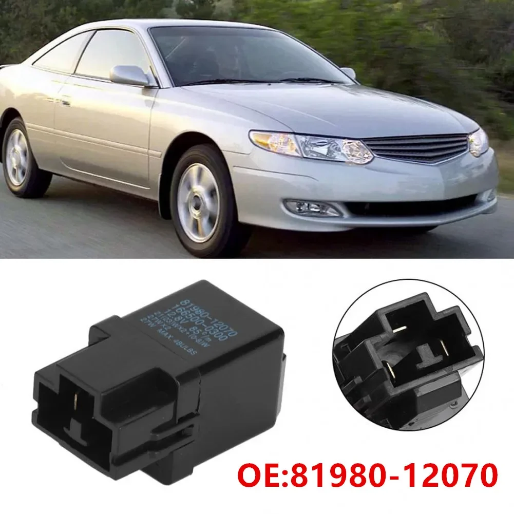 

Flasher Turn Signal Hazard 3 Prong Relay For Toyota 81980-12070 Quality ABS Accessories For Vehicles