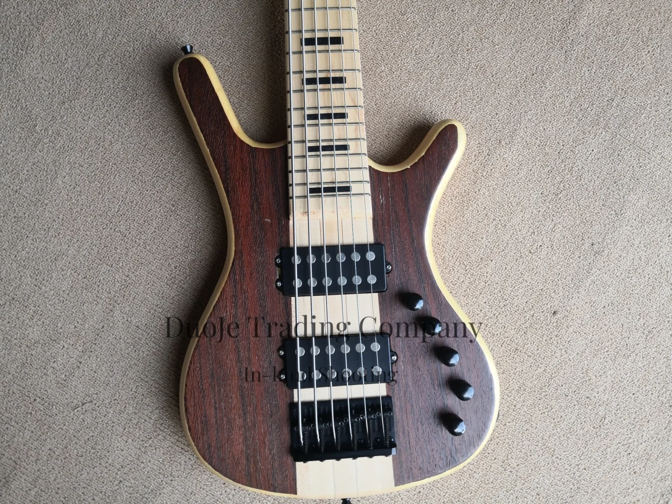 Customized 6 strings natural b - Bass Guitar Fretless review and price