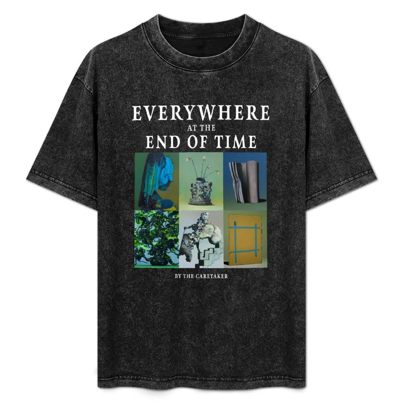 Everywhere at the End of Time by the Caretaker Album Cover Art Collection T-Shirt Work Utility Short Sleeve Shirt