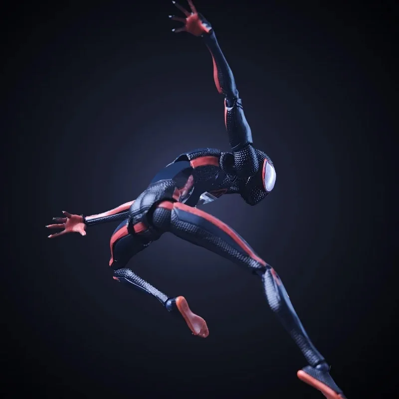 متوفر في المخزون ألعاب Ct سبايدرمان مايلز موراليس SHF الرجل العنكبوت عبر الآية العنكبوت أنيمي عمل الشكل تمثال ألعاب مخصصة