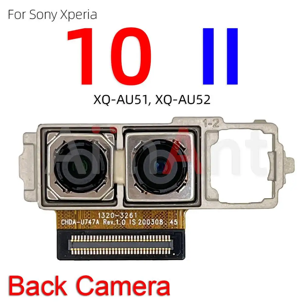 Aiinant Rear Main Back Camera Flex Cable For Sony Xperia 1 5 10 II III 2 3 Plus Small Front Camera Flex Spare Parts