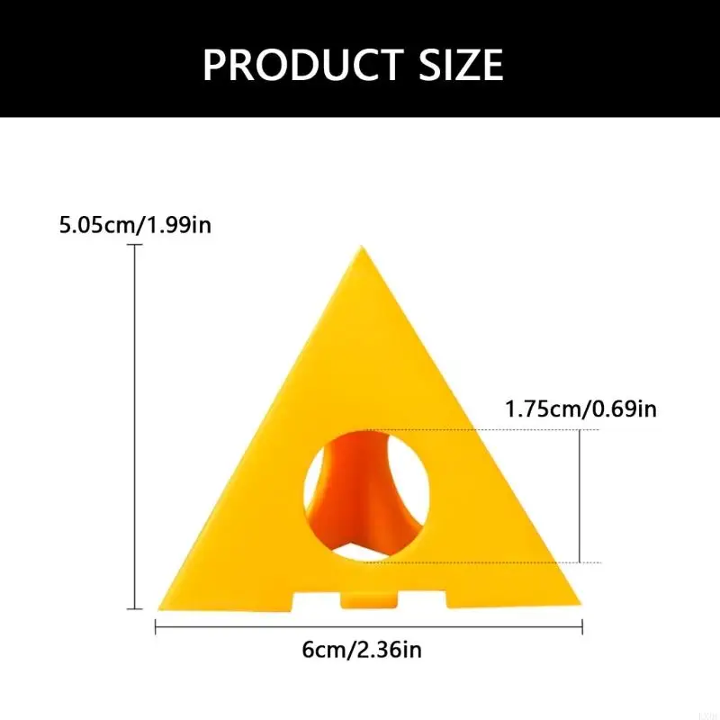 LX0C 38Pcs Pyramid Stands Set Triangle Stand Paint Tool Triangle Paint Pad Feet Auxiliary for Woodworking Accessories