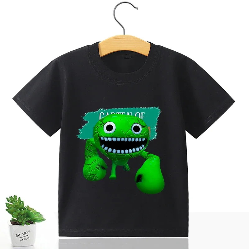 Garden of Banban Cotton T-shirt for Boy Girl Children\'s Clothes Game Figure Print Clothing Fashion Cartoon Tops Kid Summer Tee