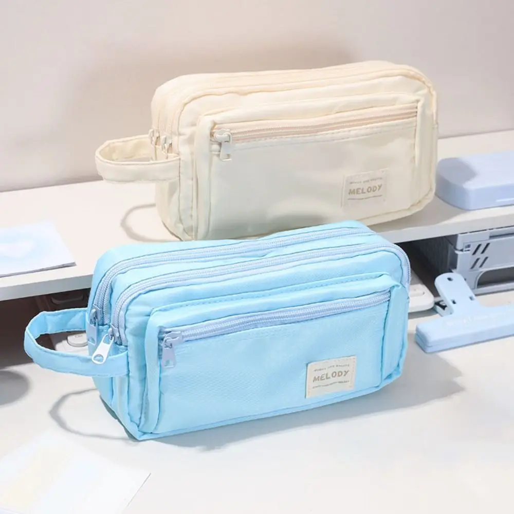 New Large Capacity Pencil Case Portable Multi-function Stationery Bag High Quality Creative Pen Bag