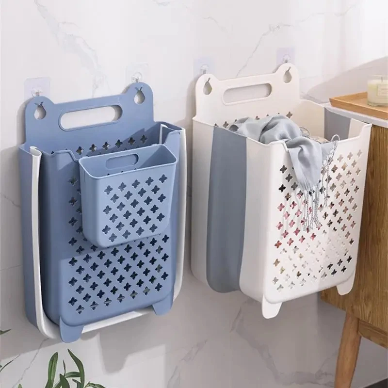 Wall-mounted Dirty Clothes Basket Clothes Storage Basket Sturdy Large Capacity Laundry Basket Storage Basket Easy To Clean