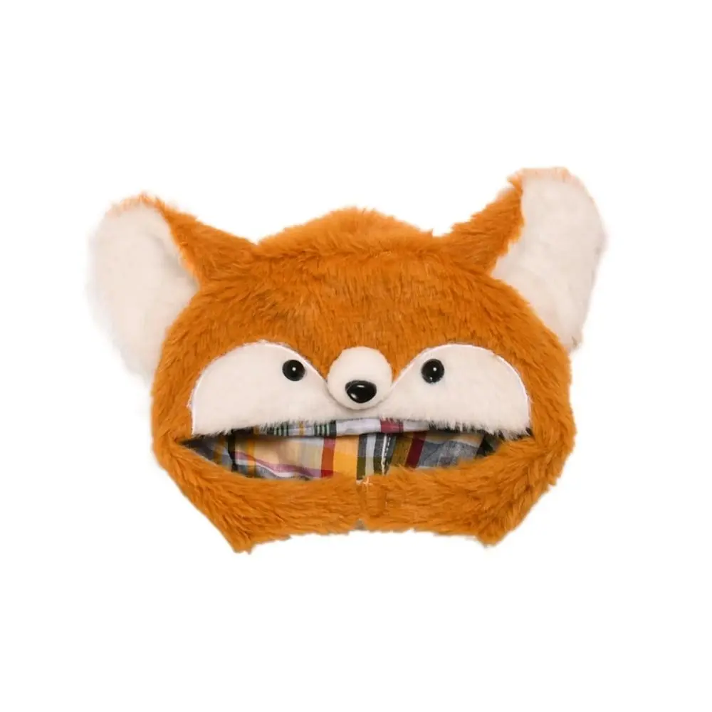 القط عروسة كارتون أفخم قبعة أفخم دمية على شكل حيوان الحيوان غطاء الأذن كوس القبعات تغيير لعبة خلع الملابس #1