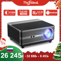 ThundeaL Full HD 1080P Projector TD98 WiFi LED 2K 4K Video Movie Beam TD98W Android Projector PK DLP Home Theater Cinema Beamer