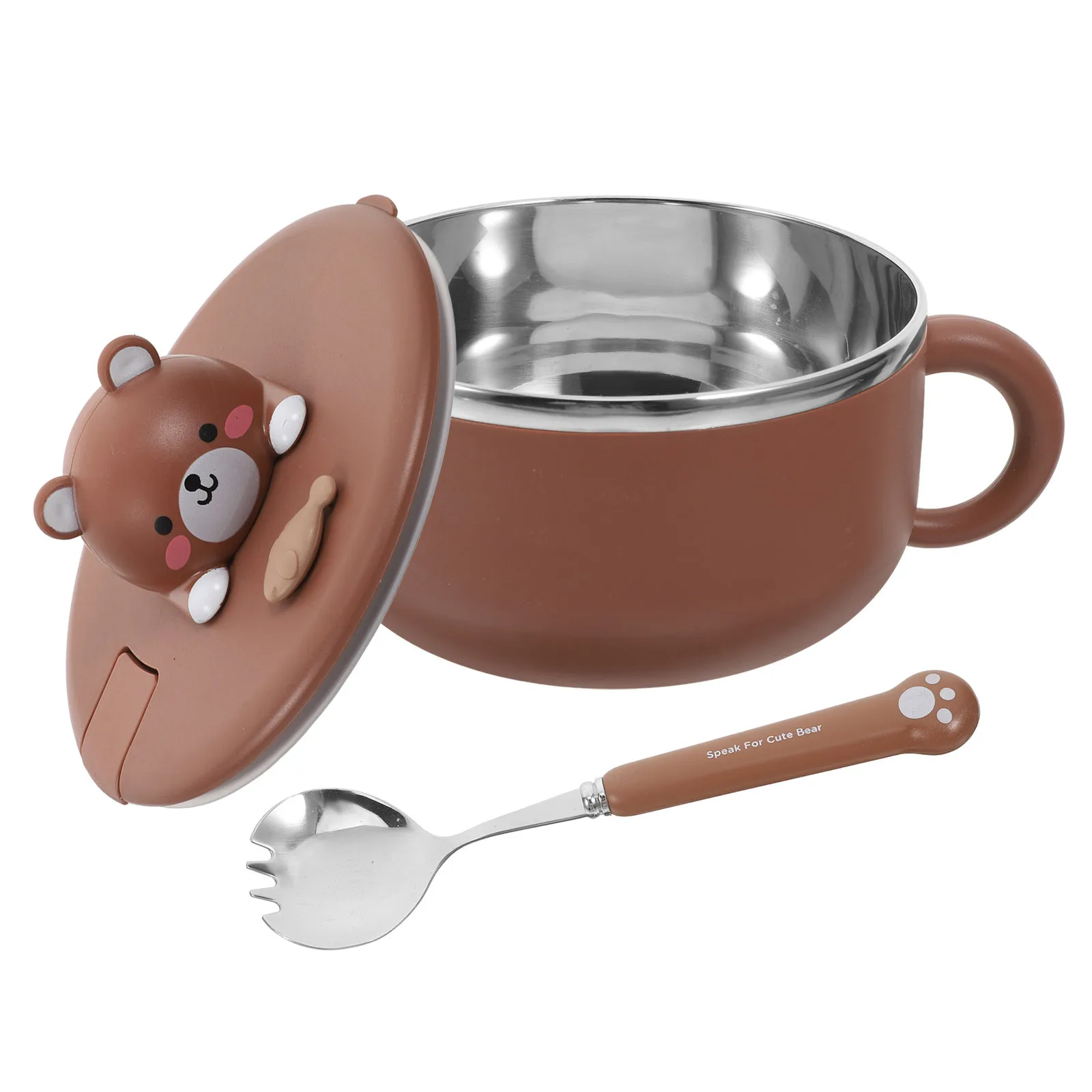 

1 set 1 Set Stainless Steel Ramen With Lid Strainer Large Capacity For Instant Noodles Soup Dumplings Lunch Box Dorm Work Travel