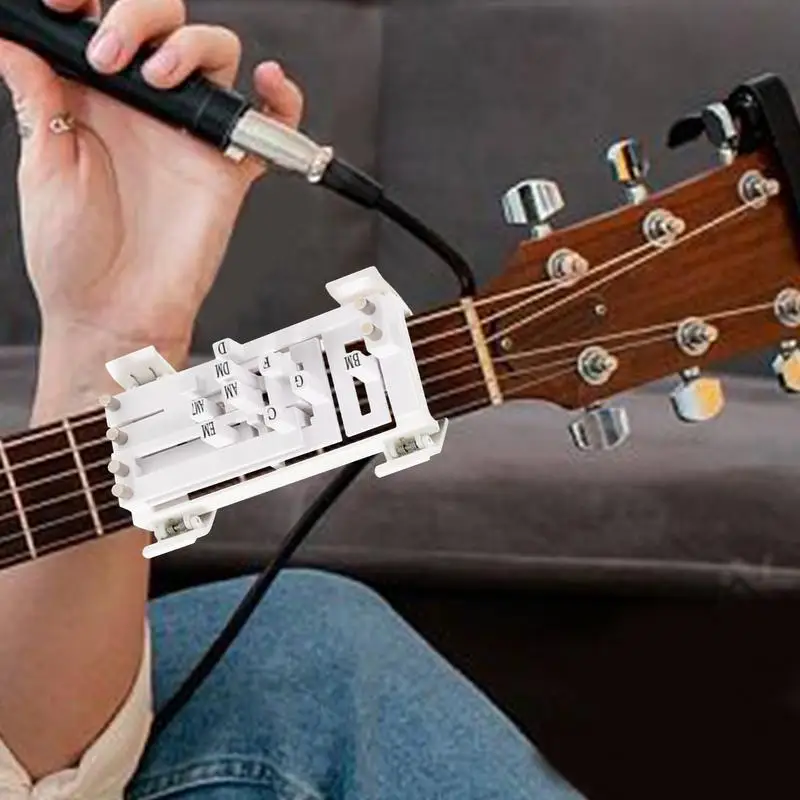 Guitar Chord Learning Starter Compact Guitar Accessories Guitar Trainer Tool Reusable Guitar Chord Artifact Guitar Aid Chord