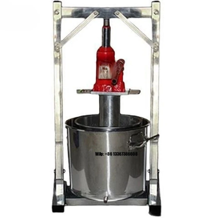 Pressa per uva in acciaio inossidabile Pressa per spremiagrumi Attrezzatura per vino Macchina per vinificazione