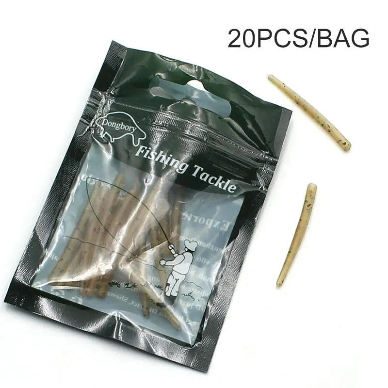 20PCS Carp Fishing Anti Tangle Sleeve Accessories Helicopter Rig Tubing Hook Swivel Connector Sleeve for Fishing Line Protection image 6