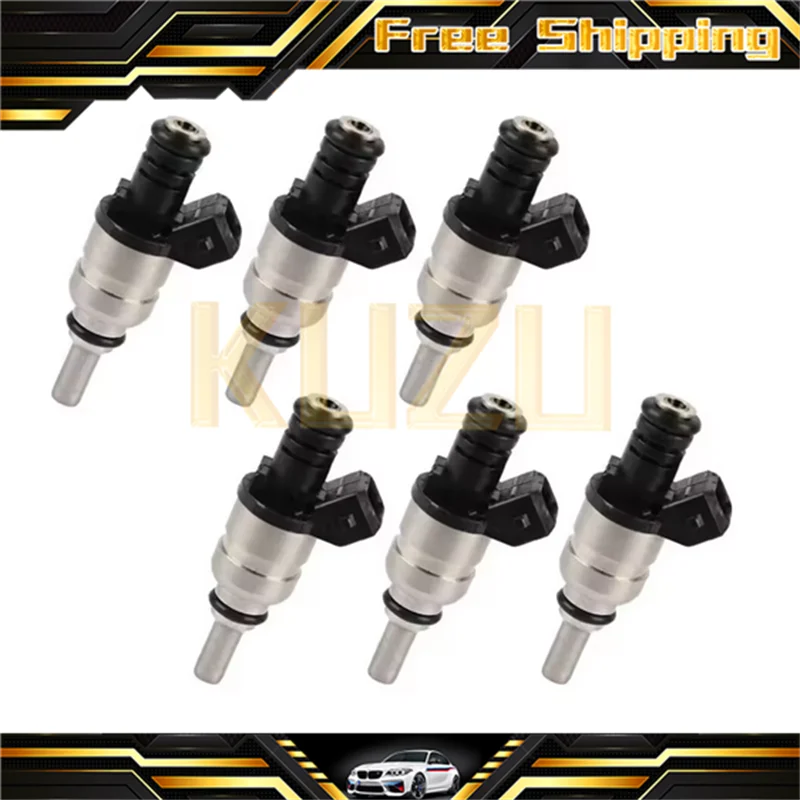 6X Fuel Injector Nozzle For BMW E46 E39 X3 Z3 Z4 323i 328Ci 528i 323Ci 525i 320i 325xi 3 5 Series 2.5L 2.8L 1427240 13537546244