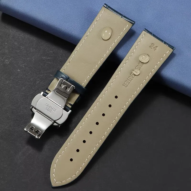22mm23mm 24 مللي متر 26 مللي متر 28 مللي متر عرض كبير حزام ساعة جلد للديزل الجمعة فرانك مولر 6002 متر 6000H الفرقة أساور شحن مجاني