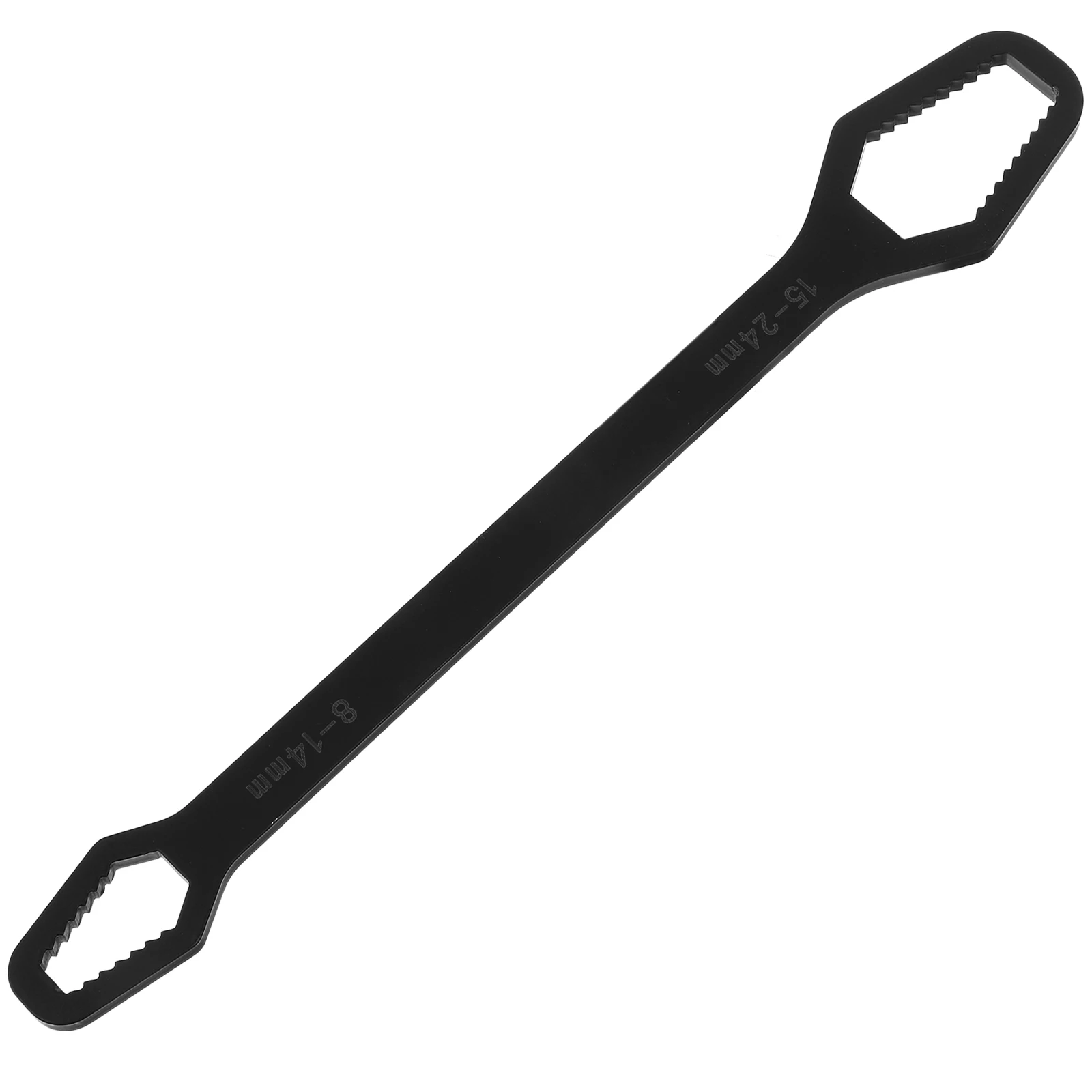 

Double Head Wrench 8 24mm Black Universal Wrench Self Tightening Multi Function Tool For Home Car Bike Repair
