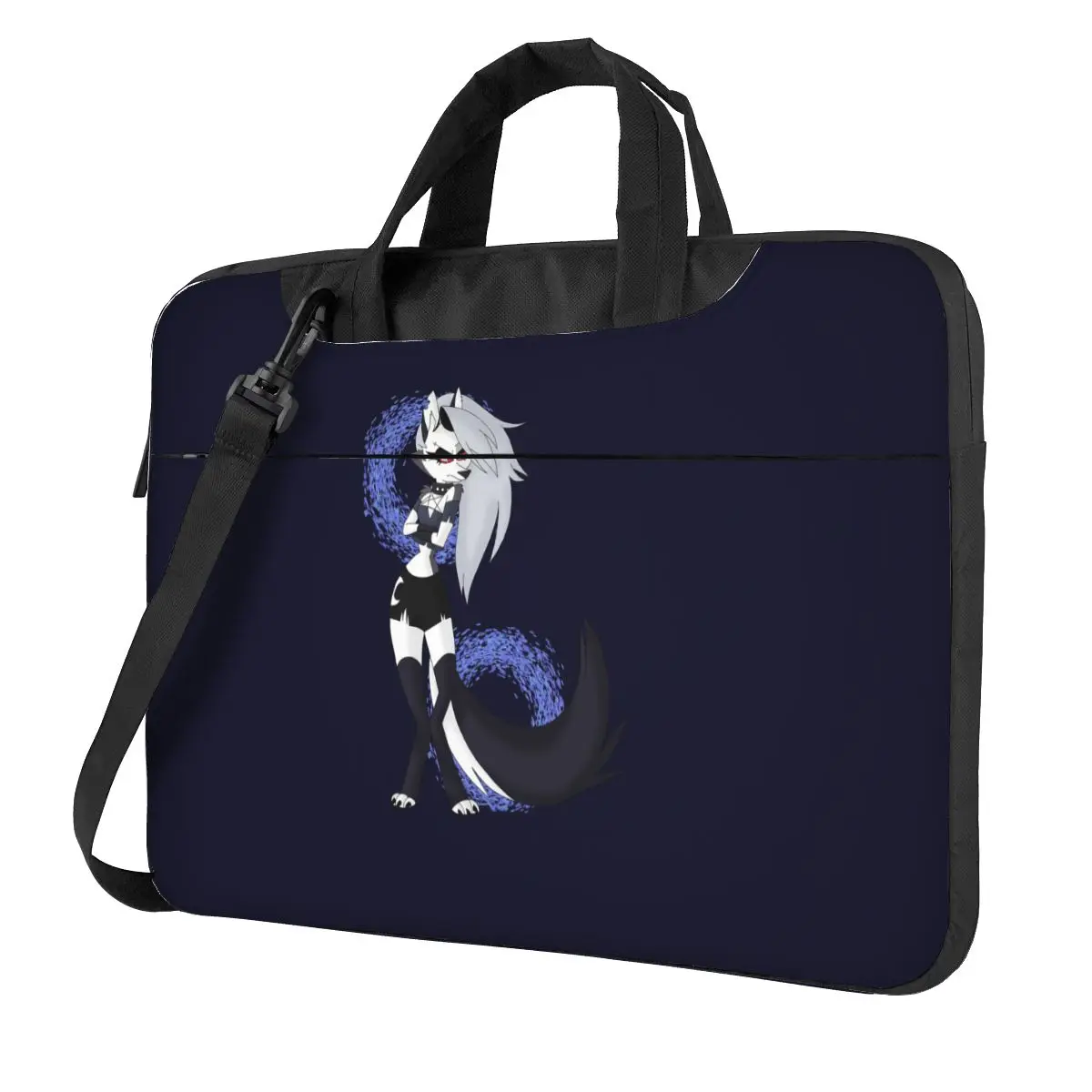 Loona Collage Helluva Boss Anime Crossbody Laptop Bag Case  Resistant Protective Notebook Pouch for Macbook Pro Lenovo