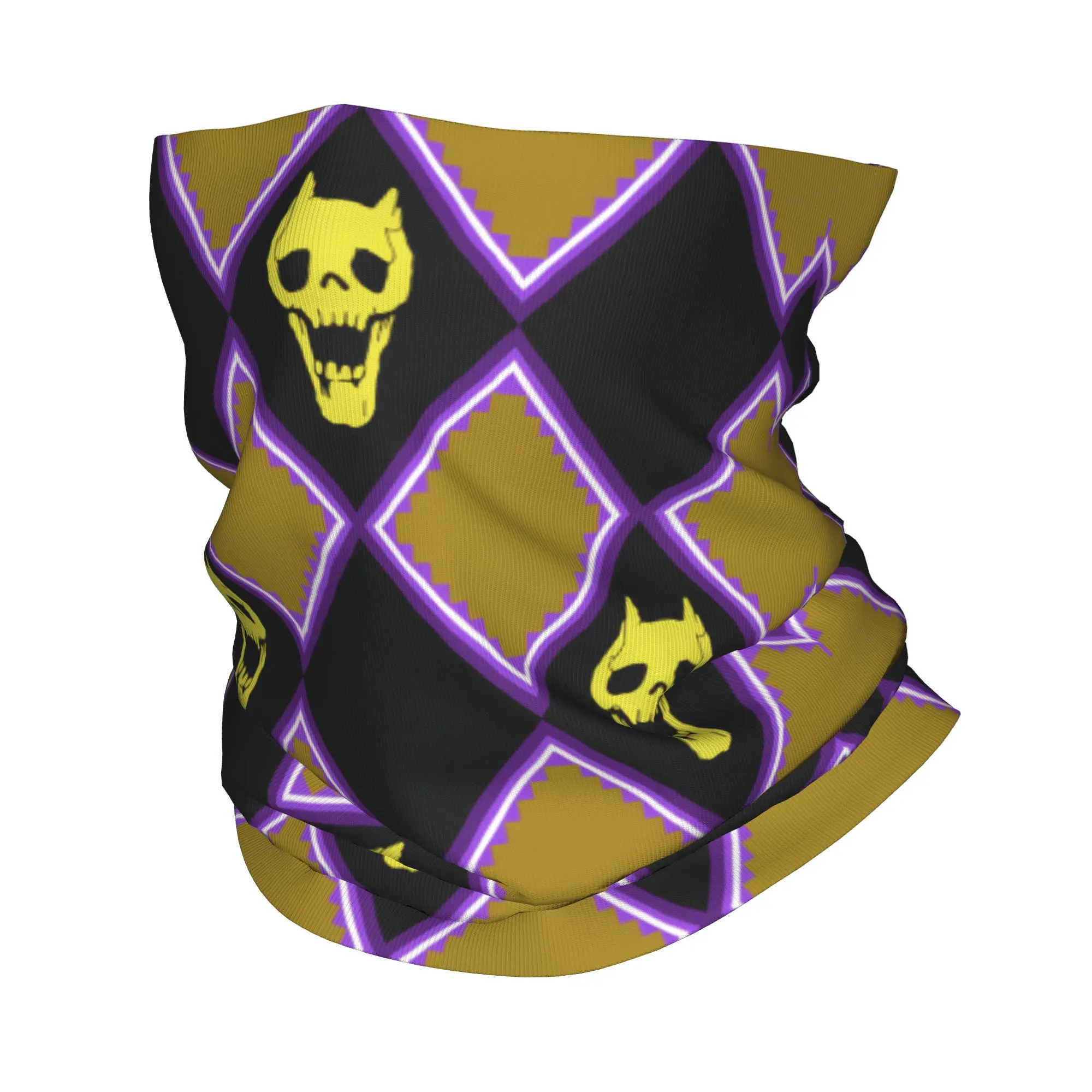 

Аниме-бандана JoJos, защитный шарф для лица от УФ-излучения, аксессуар для косплея для мужчин и женщин, головной убор для фанатов аниме, балаклава-труба