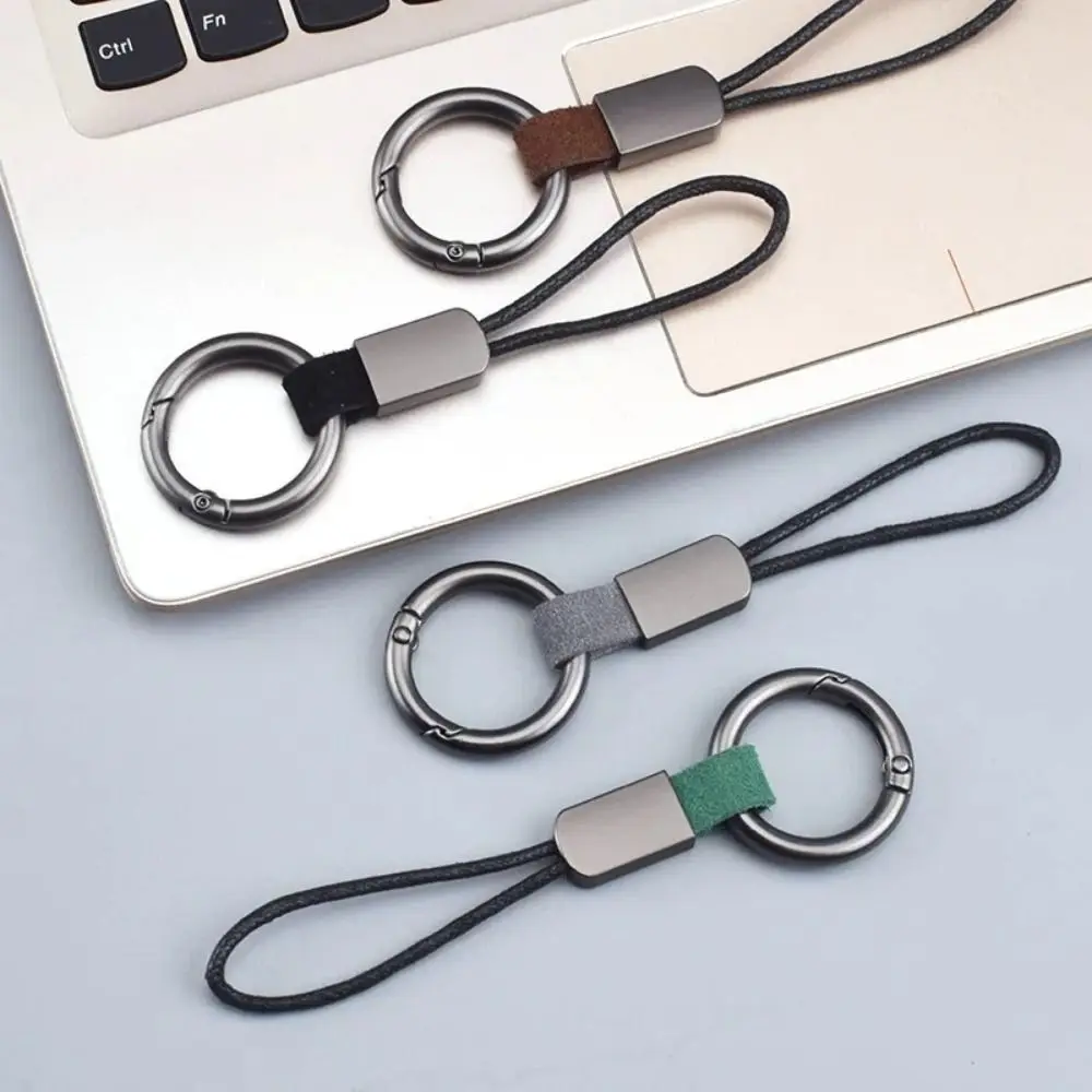 

Брелки из натуральной кожи, простой шнурок, брелок, кольцо, брелок для мужчин и женщин, автомобильный брелок, чехол для ключей, автомобильный брелок, аксессуары, подарки