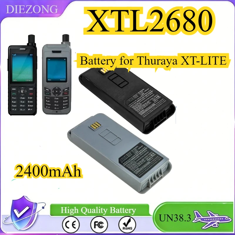 XTL2680 Satellite Phone Battery for Thuraya XT-LITE 3.7V/2400mAh High Qualty Mobile Phone Battery