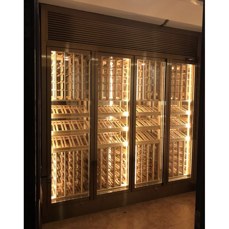 Custom. modern living room home luxury stainless steel glass cabinet thermoelectric compressor wine cooler cabinet