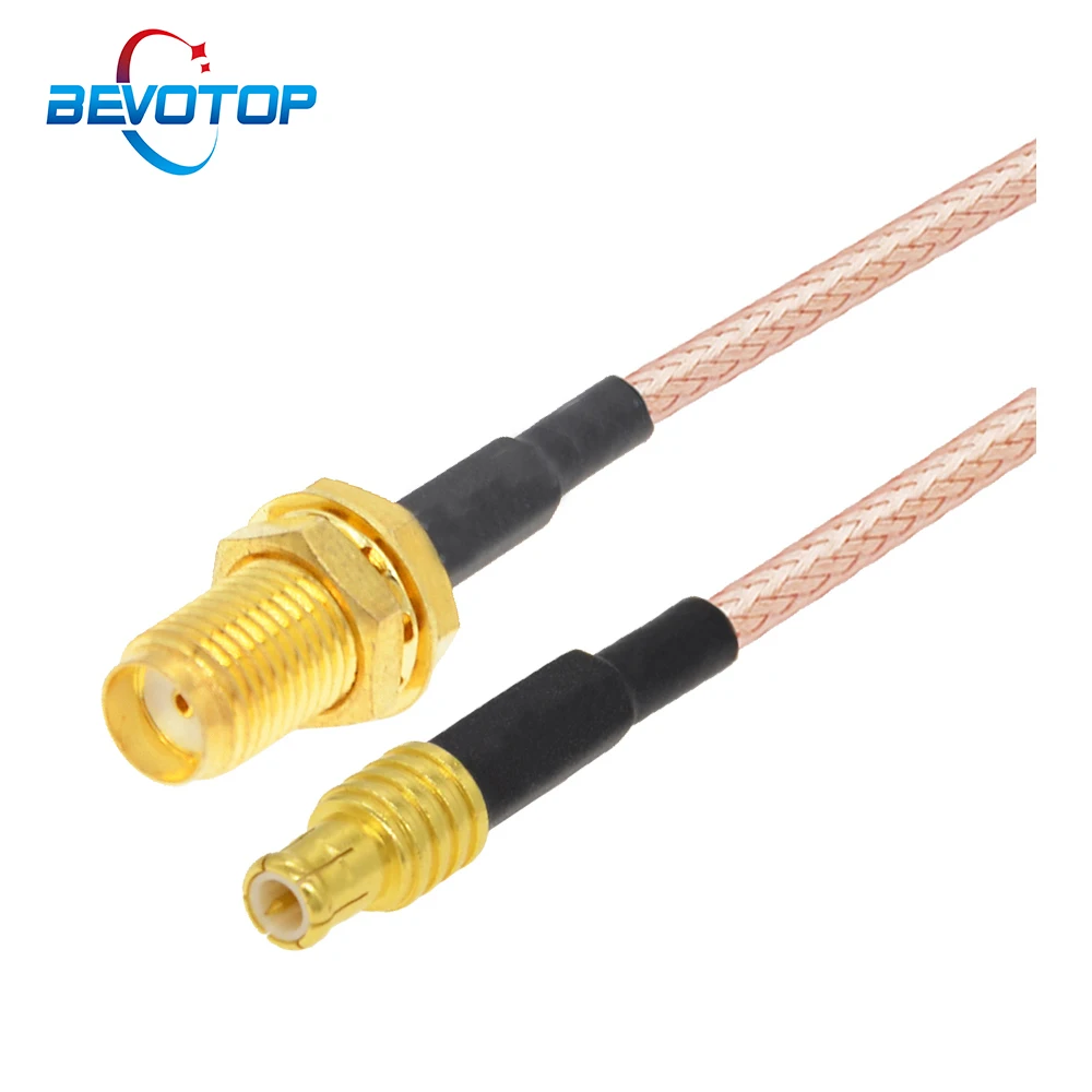 1PCS SMA Female Bulkhead to MCX Male Straight RF Cable Assembly MCX SMA RG316 Pigtail WIFI Extension Cable Coaxial Jumper 50Ohm