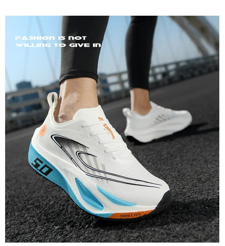 Unisex 2025, Vollcarbon-Platten-Laufschuhe, professionelle Marathon-Rennen, leichte, atmungsaktive Sport-Turnschuhe mit Bounce-Kissen – Detail 11