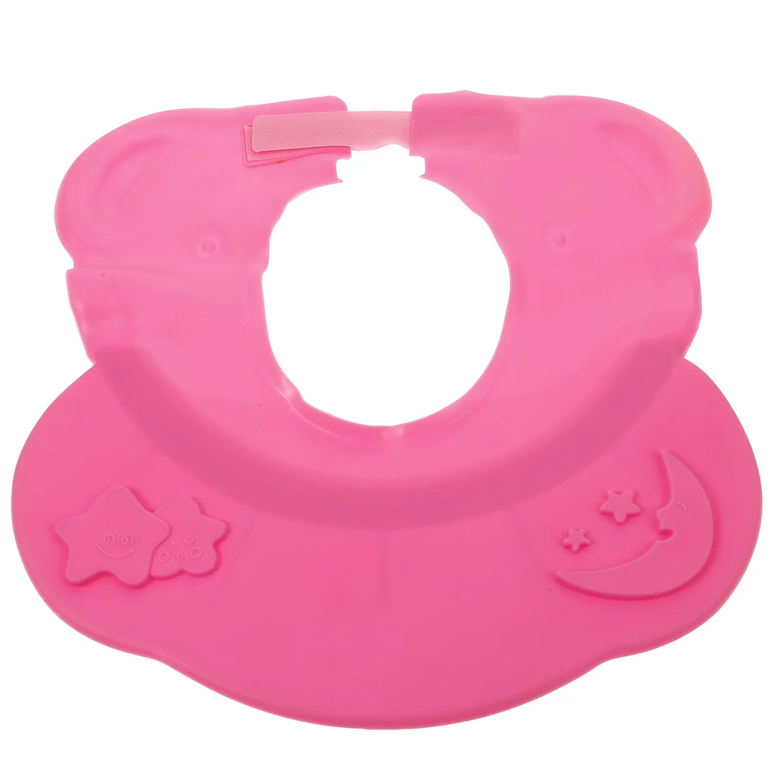 

Waterproof Silicone Baby Shower Cap Soft Adjustable Bath Hat for Toddler Hair Washing Face Protection Cute Design Kids Shampoo