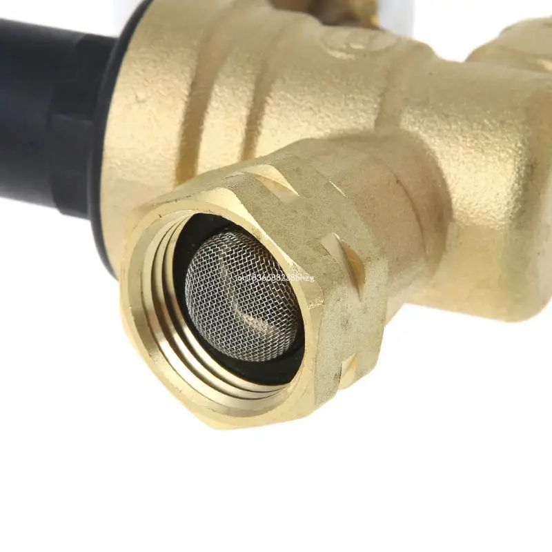 Water Pressure Regulator for RV for Camper Brass Lead-Free Adjustable RV Water Dropship