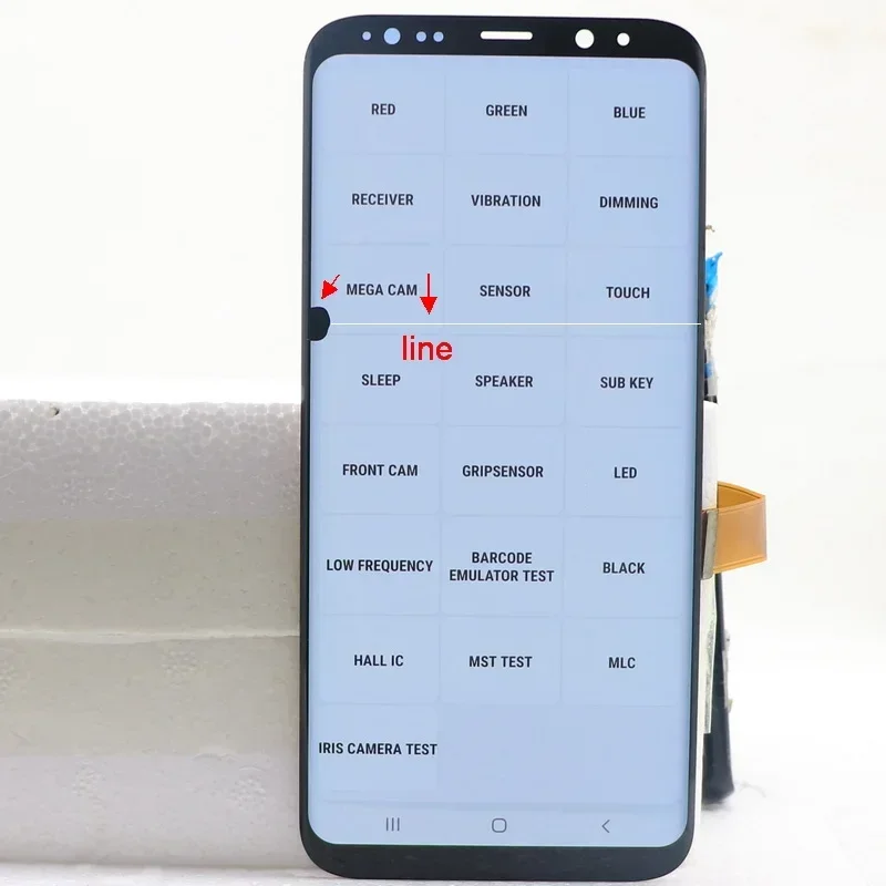 100% AMOLED For Samsung Galaxy S8 Plus G955 G955F lcd Display Touch Panel Screen Digitizer Assembly with Defect.