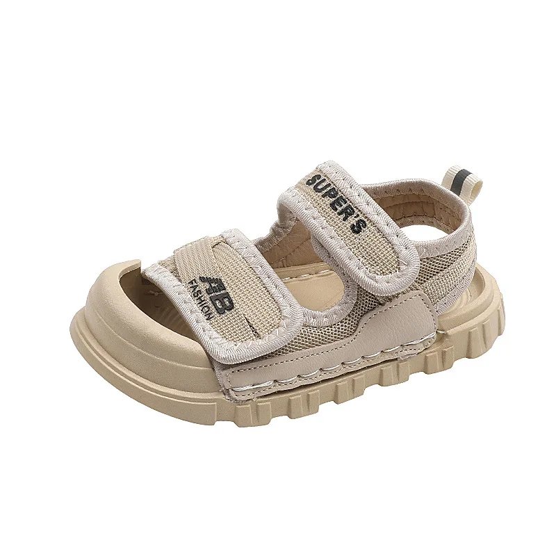 

Summer Children Sandals Boys Breathable Cool Beach Sandals Girls Fashion Hook Shoes Baby Anti-slip Anti-kick Sandals